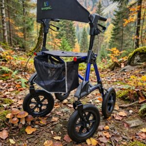 DEAMBULATORE  pieghevole “ROLLATOR  OFF ROAD"